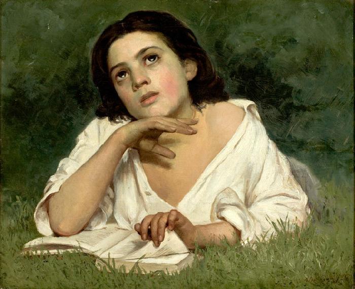 Almeida Junior Girl with a Book